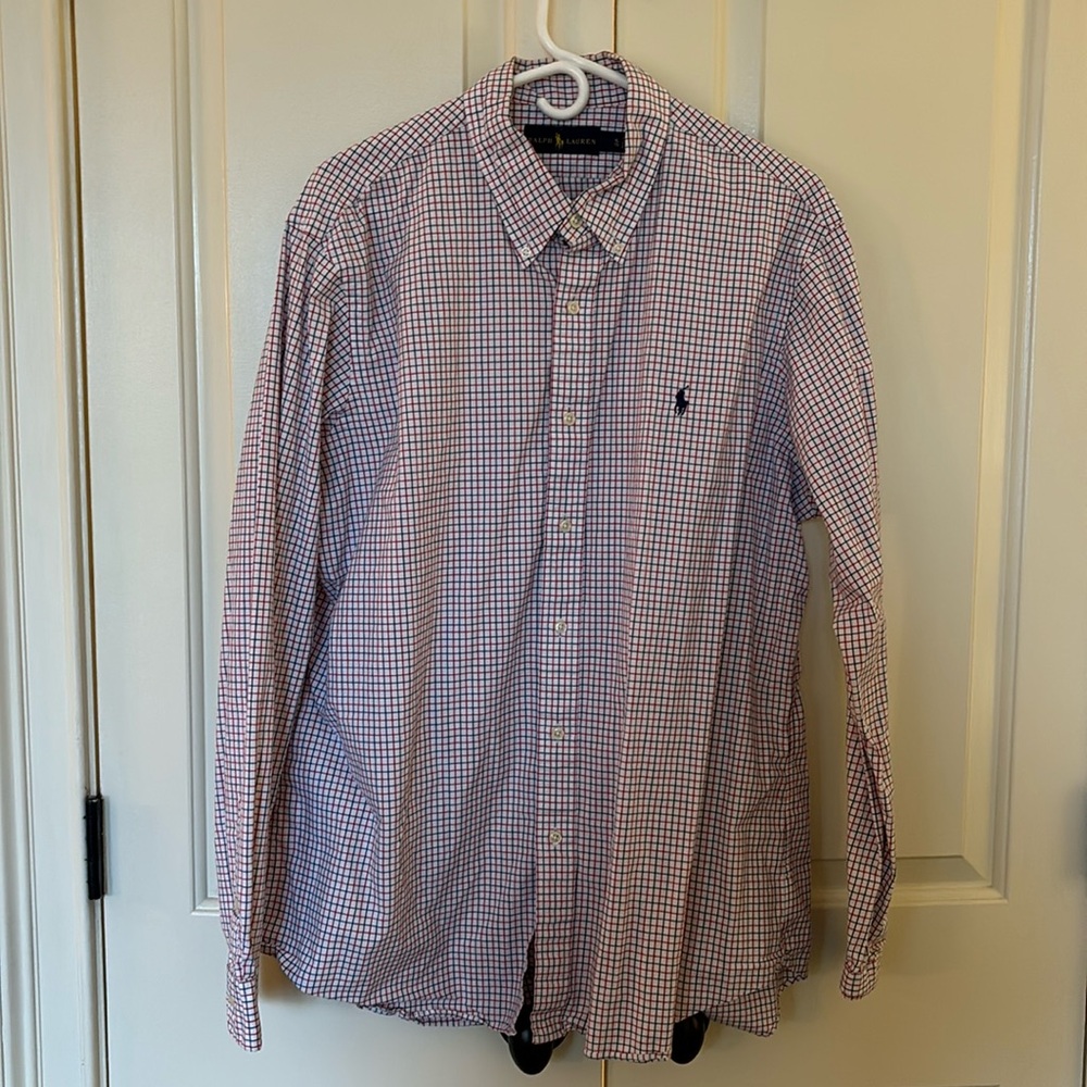 Polo Ralph Lauren- Men’s Classic Fit Plaid Button down dress shirt